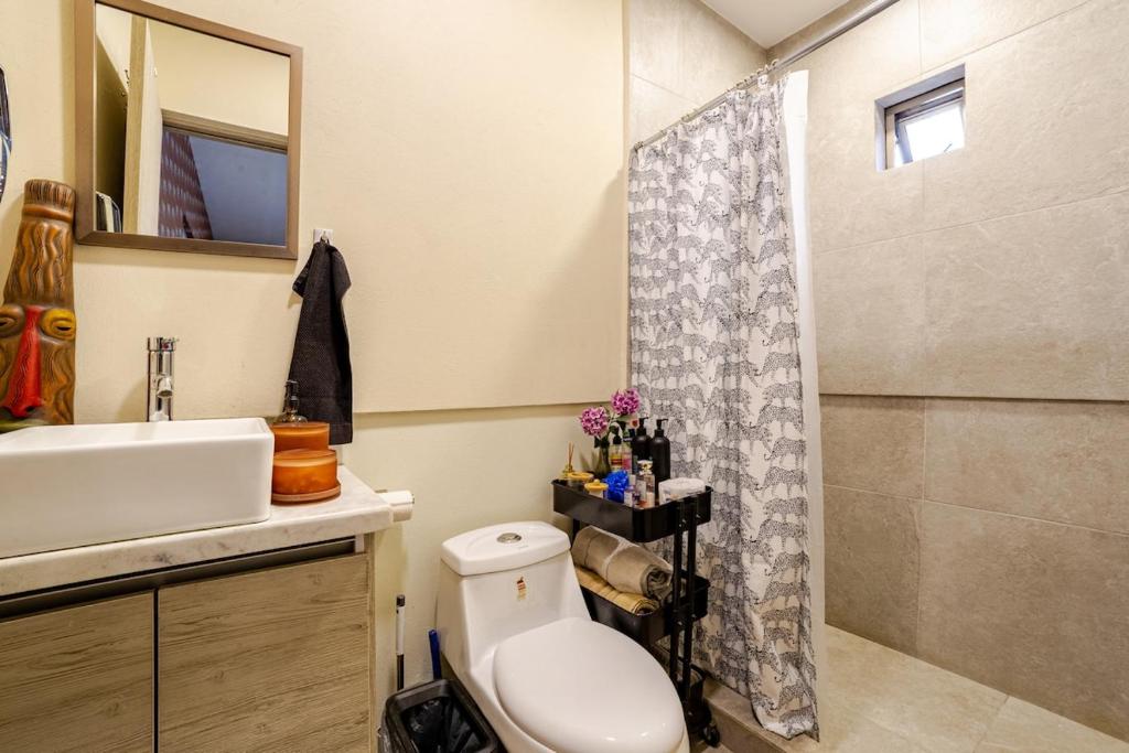 Studio and private terrace with AC - 3