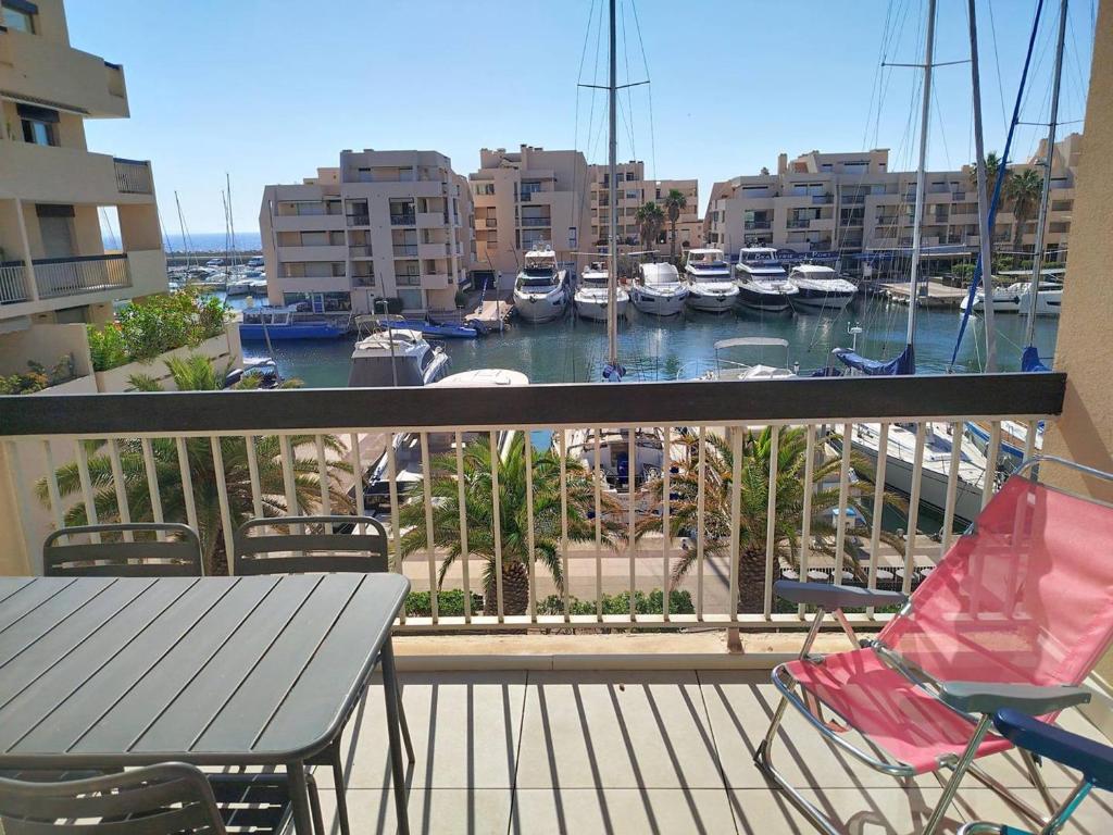 Studio climatisé, vue mer - 3 pers. - FR-1-610-135 - 1