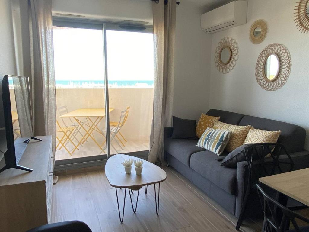 Appartement rénové avec parking, clim et vue mer - 4 pers. - FR-1-696-148 - 1