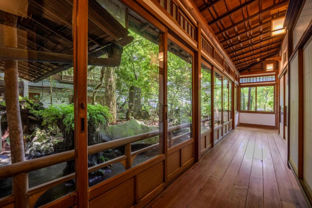 Garden, Ryokan Motoyu Kansuiro in Hakone