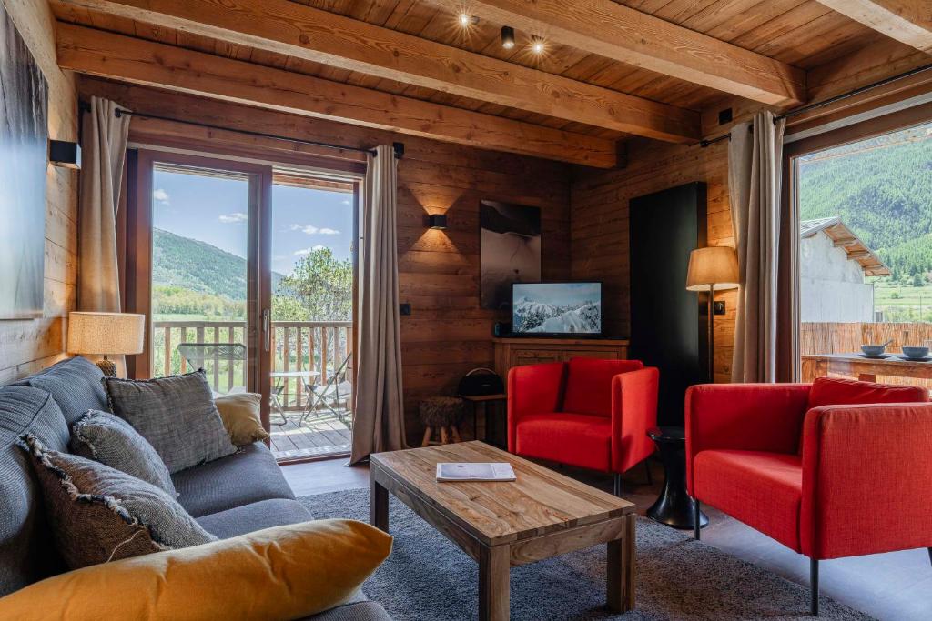 Serrechevalierholidays Terrasse&Vue 700m pistes, comme un chalet, 8 personnes - 2