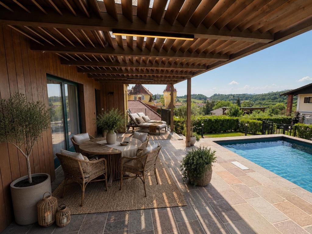 Chalet mit Pool & Sauna - 1