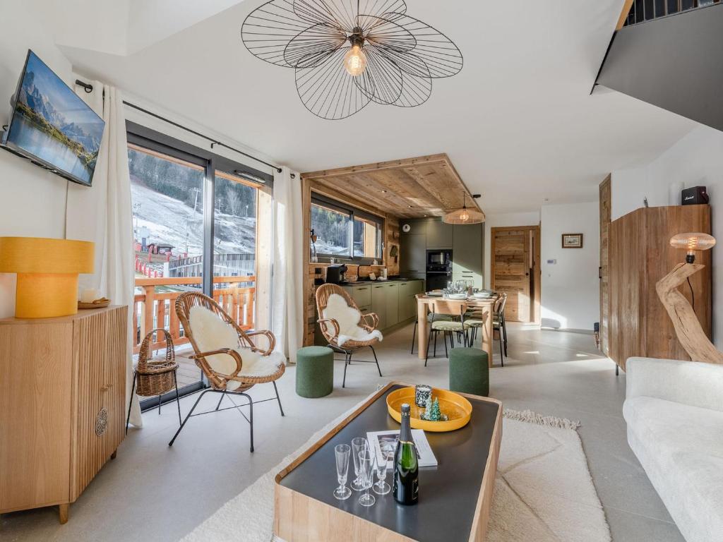 Morzine: Appartement moderne 8 pers, ski-in/ski-out, 72m², parking, wifi - FR-1-754-108 - 4