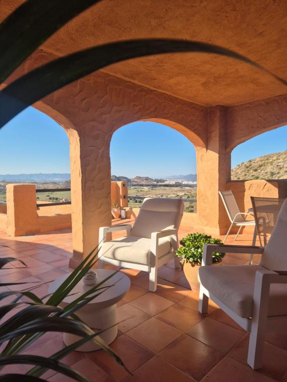 Mojácar Panoramic Terrace Apartment with Pool - 1