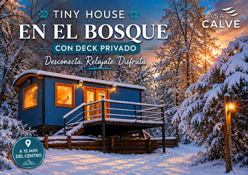 Tiny House en el Bosque con Deck Privado - 1