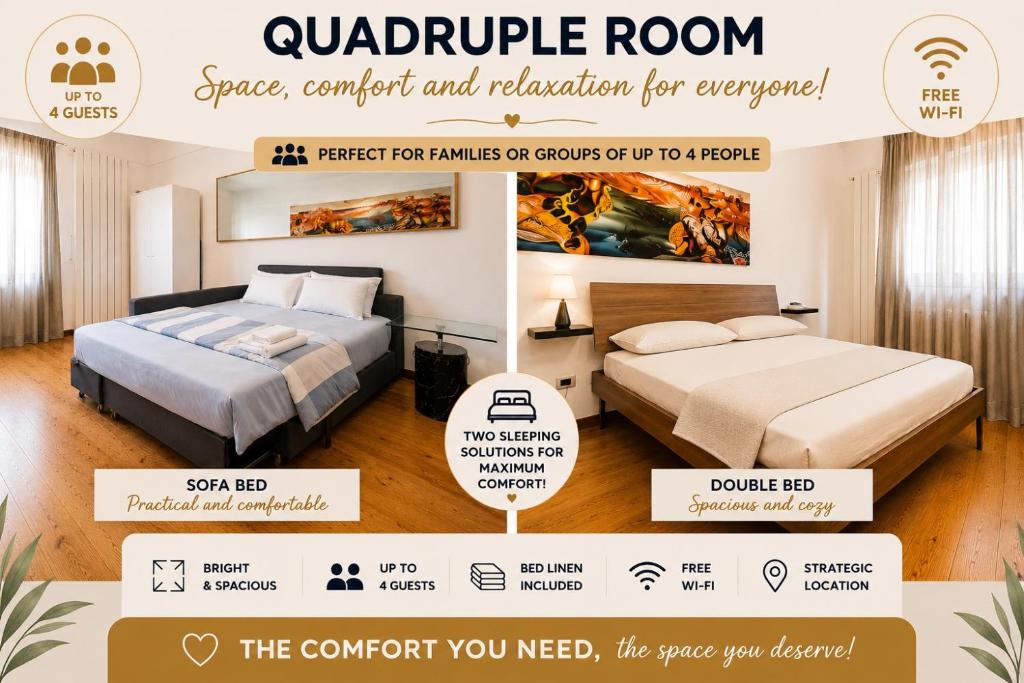 Milano Brenta Suites Room for 4 - 5