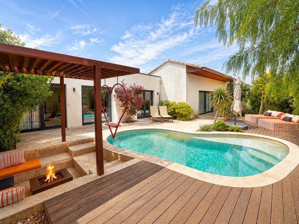 -Oasis&Nirvana-Lisle sur Sorgue-Piscine 4 chambres climatisées babyfoot barbecue brasero - 1