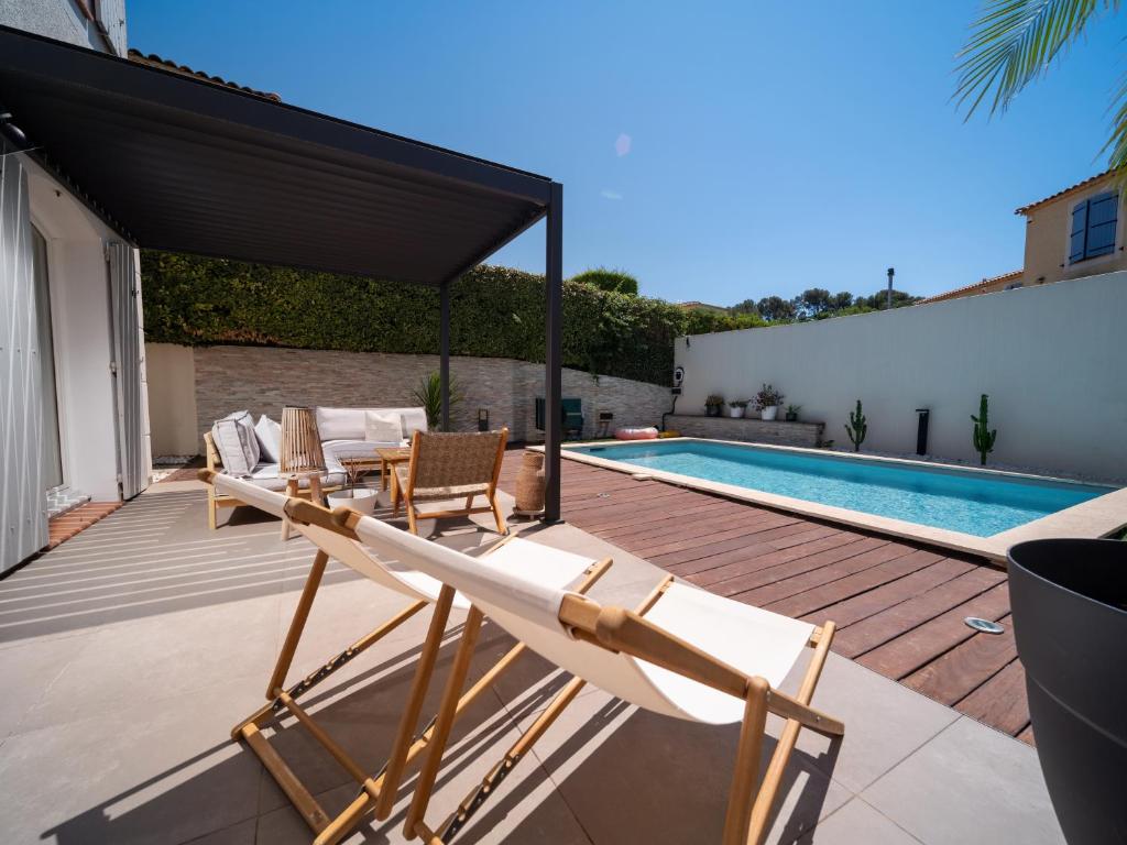 Magnifique villa avec piscine,climatisation, terrasse idéal pour 6 personnes - 4