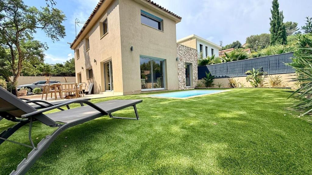 Villa neuve 6 pers - Piscine - Plage à 800 m - 1