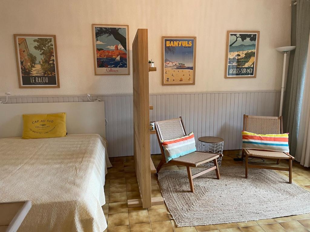 Grand studio proche mer dans résidence calme avec piscine - 3
