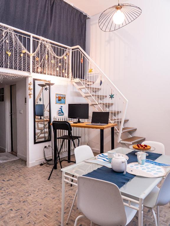 Blu Mare Loft - 1 min dal mare - Parcheggio privato -Wifi - 5