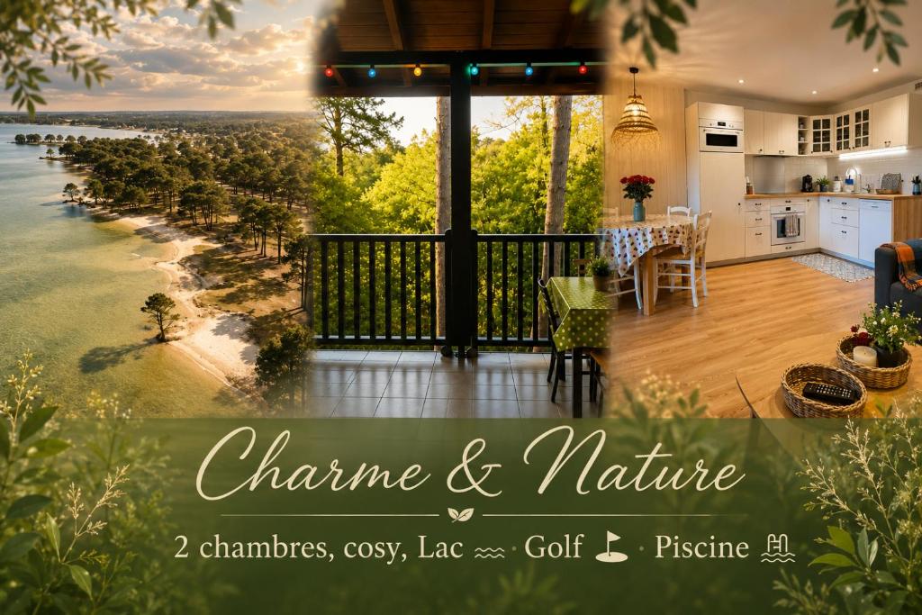 Charme & Nature - 2 chambres, cosy, Lac, Golf, Piscine, Terrasse, Parking, 2 à 5 pers max - 1