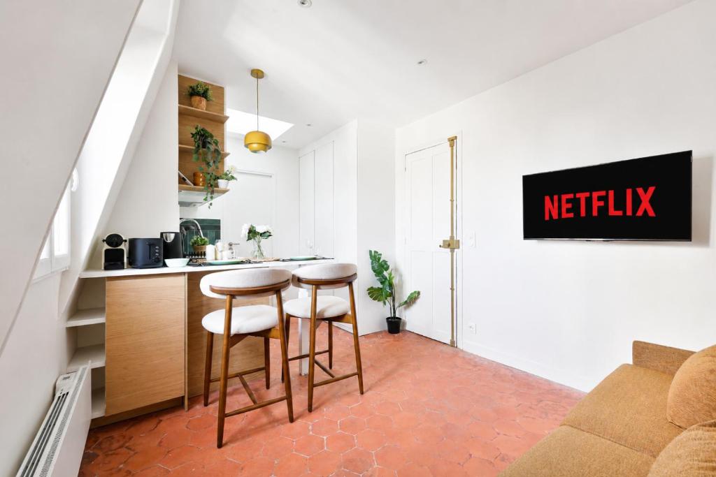 Montparnasse Stylish Studio Apartment NetFlix - 4