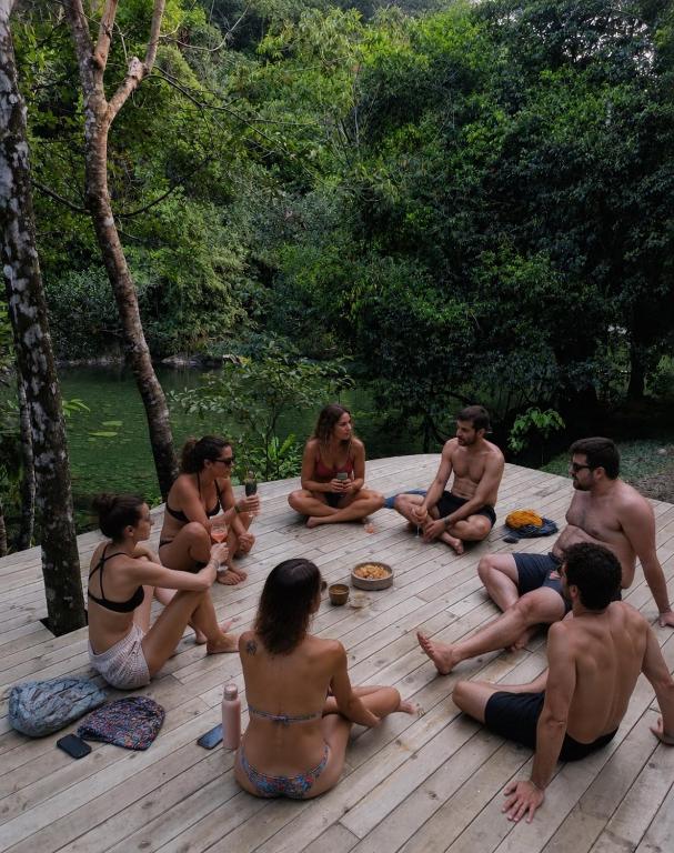 Ecocabaña Pocahontas en rio Santo Domingo, Melcocho - 2
