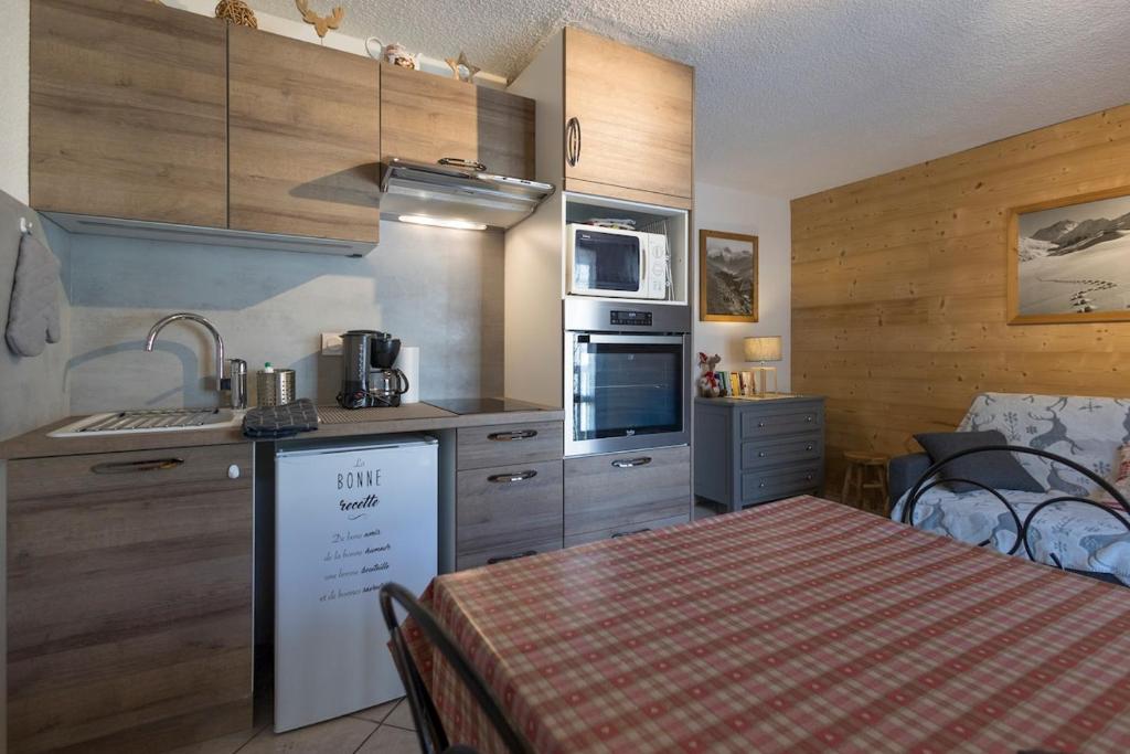 Studio cabine 4p et parking - Valloire centre - 2