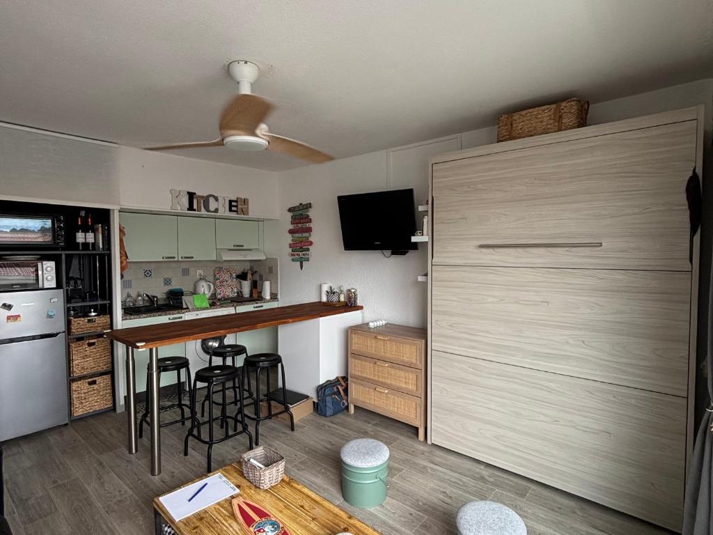 Studio confortable, plage en 1ère ligne - 2 pers. - FR-1-319-645 - 3