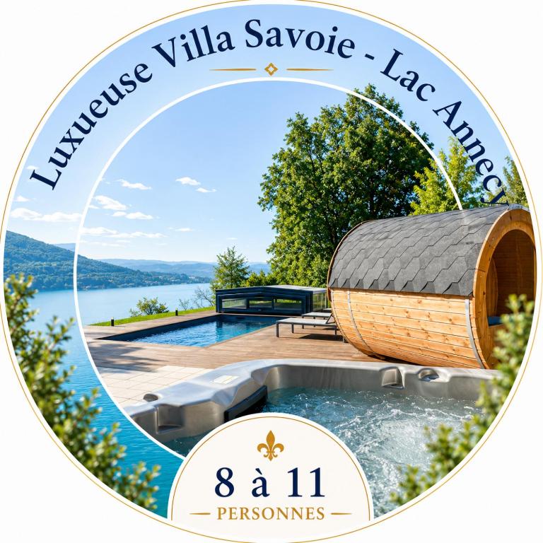 Villa Savoie Villa de luxe avec piscine et spa, lac d'Annecy - 1
