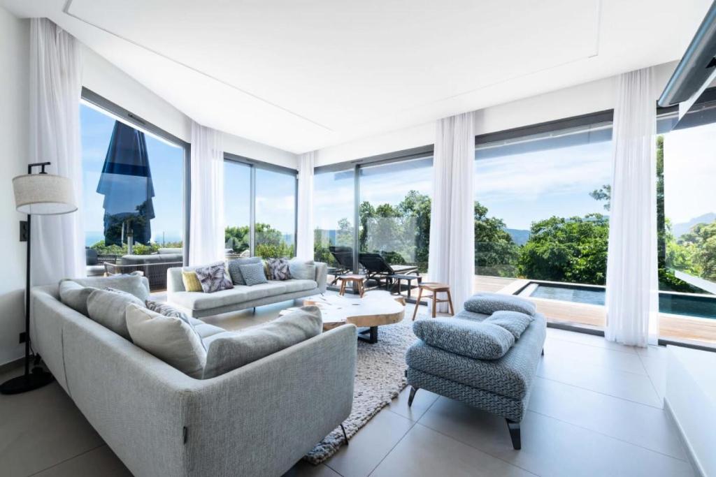 Résidence Maison D'architecte Avec Piscine Chauffée & Sublime Vue Mer - Maison d'architecte avec piscine chauffée & sublime vue mer MAE-2273 - 5