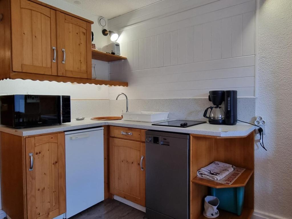 Studio rénové, animaux admis - 4 pers., vue pistes - FR-1-181-2884 - 3