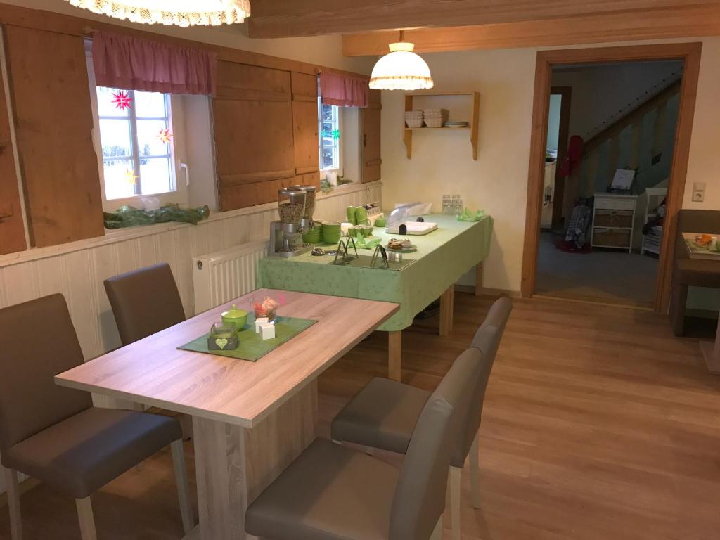 Pension Immergrün レストラン