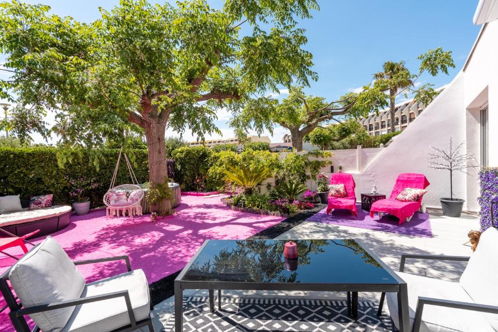 Villa L'Hyliadenna avec jardin - parking privé - au cœur du Village Naturiste, NaturaBeach Héliopolis - Plage à pied - 3
