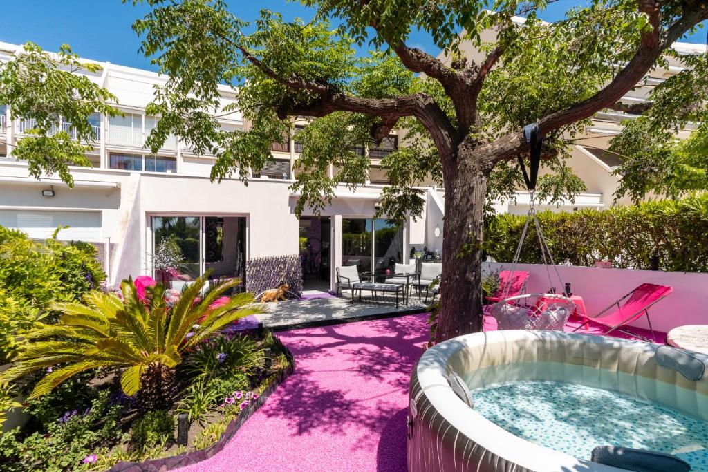 Villa L'Hyliadenna avec jardin - parking privé - au cœur du Village Naturiste, NaturaBeach Héliopolis - Plage à pied - 4