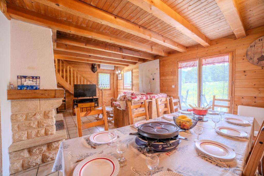 Morillon village Chalet 10 pers 4 ch vue montagne proche centre village et télécabine accessible en 5 minutes via skibus gratuit - 4