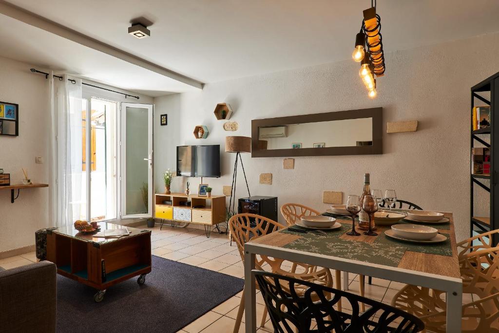Duplex Liberté-Grande Terrasse-Clim-Quartier Roquette - 4