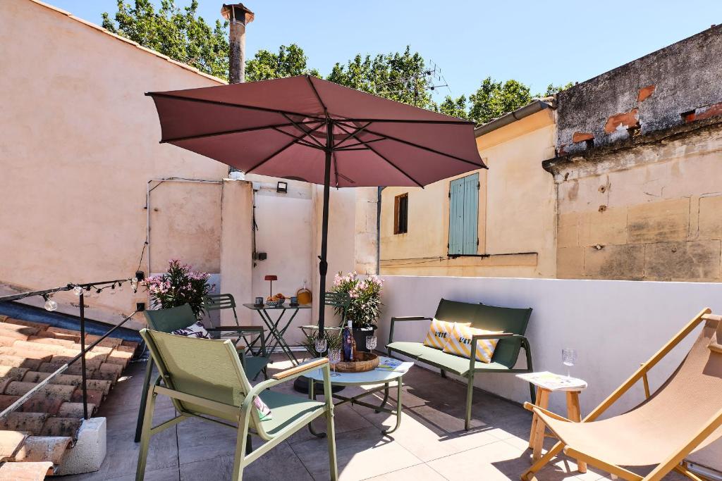 Duplex Liberté-Grande Terrasse-Clim-Quartier Roquette - 2