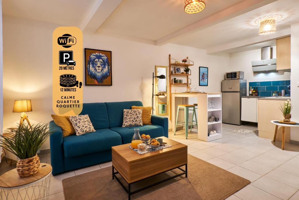 Studio Sérénité-La Roquette-Rue très calme - 1