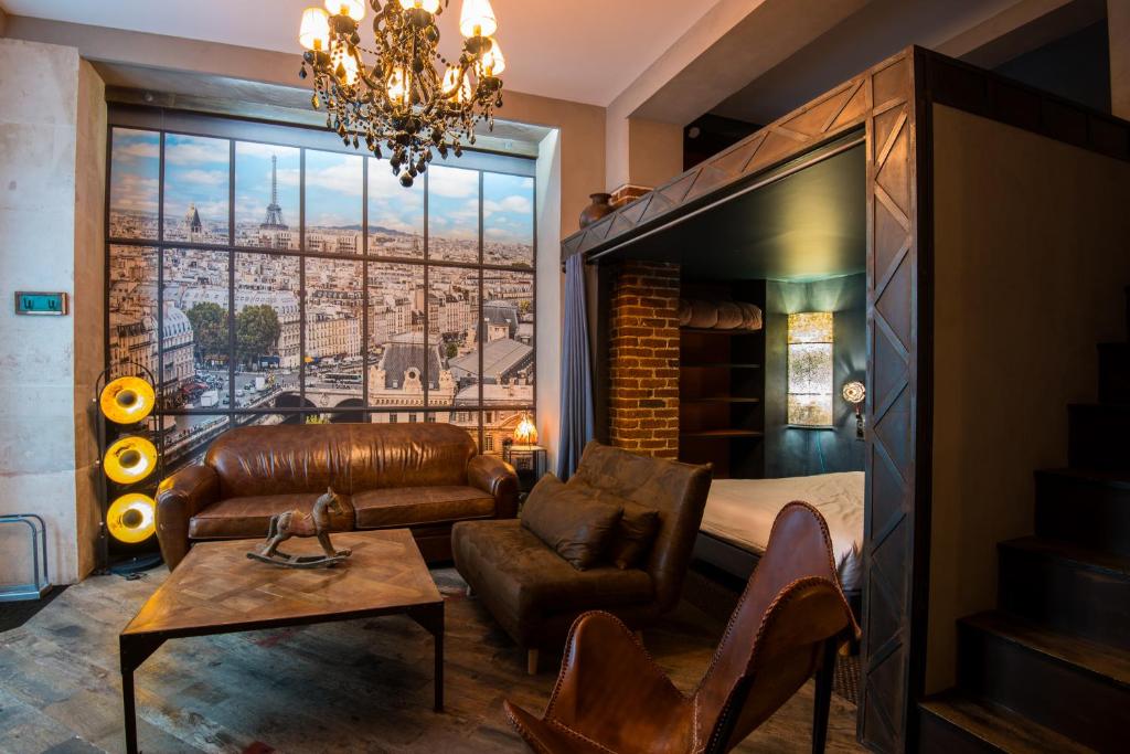 Luxury Industrial Suite with Private Hammam at Paris Montparnasse - 2