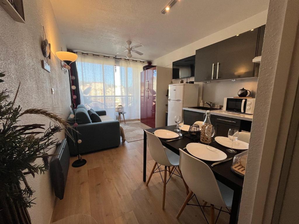 Studio Coquet 2 Pers au Cœur de Gruissan - FR-1-796-108 - 4