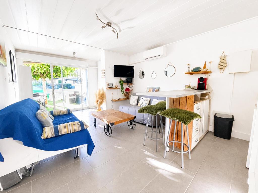 APPARTEMENT T2 CLIMATISÉ AVEC JARDIN - 5 personnes - 4