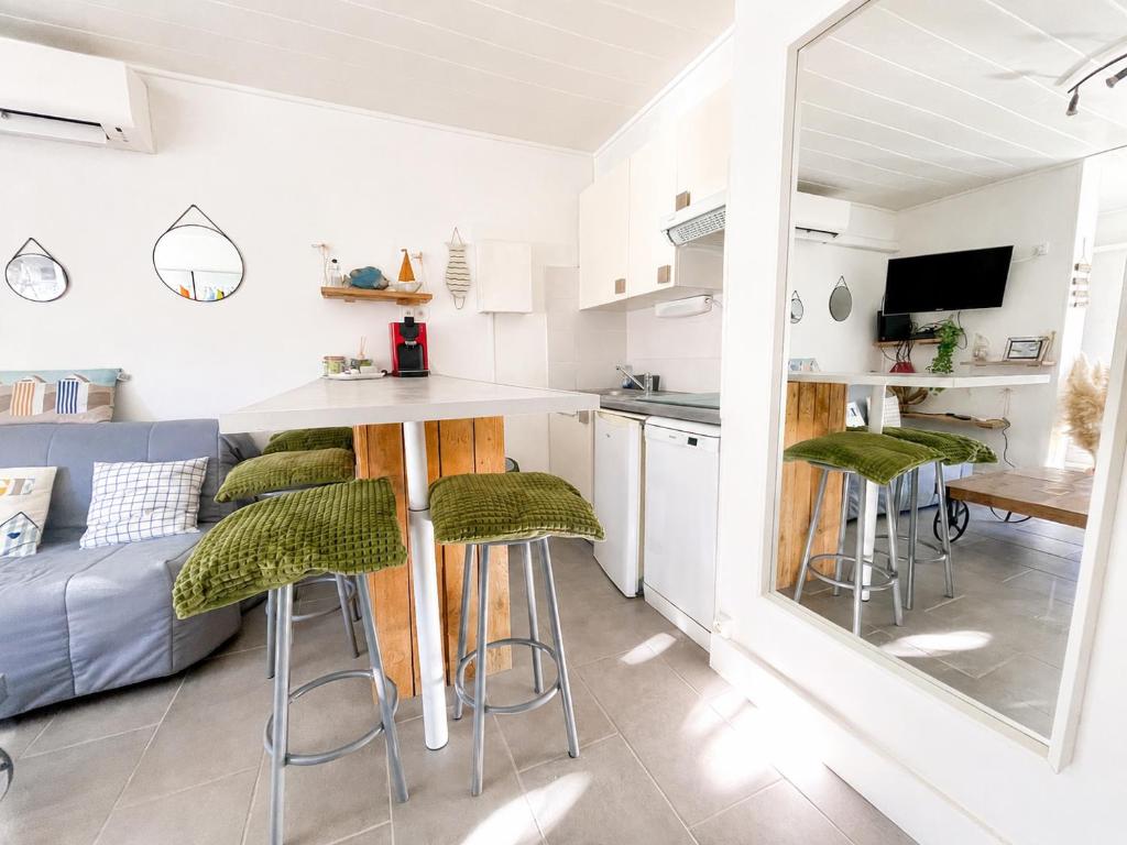 APPARTEMENT T2 CLIMATISÉ AVEC JARDIN - 5 personnes - 5