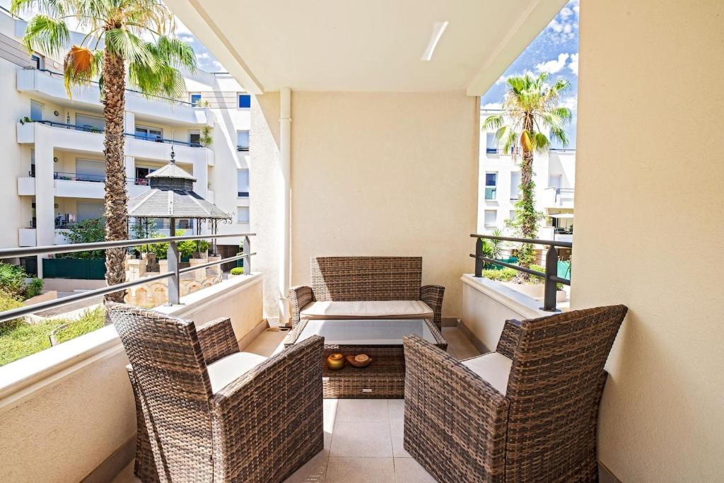 Le Palmier Vert - Magnifique T2 à Montpellier- Balcon 16m2 - CLIM -WIFI - 4