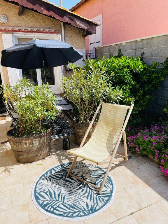 Maisonnette climatisée refaite à neuf avec parking à 300m de la plage - 2