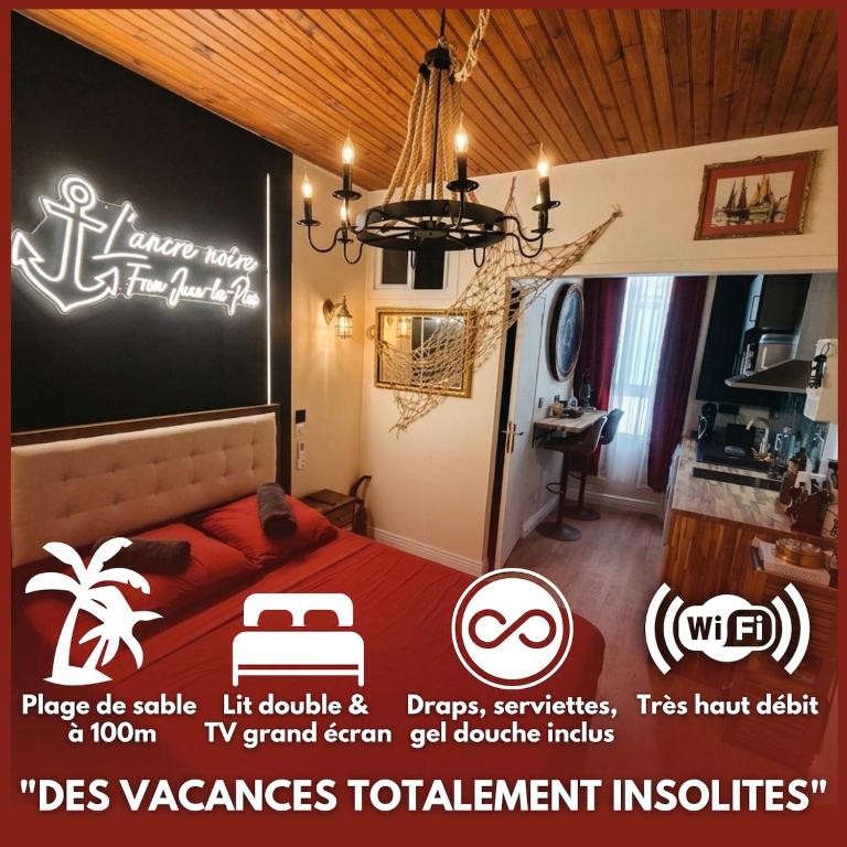 L'ancre noire - Studio - 100m plage - Climatisé - 2