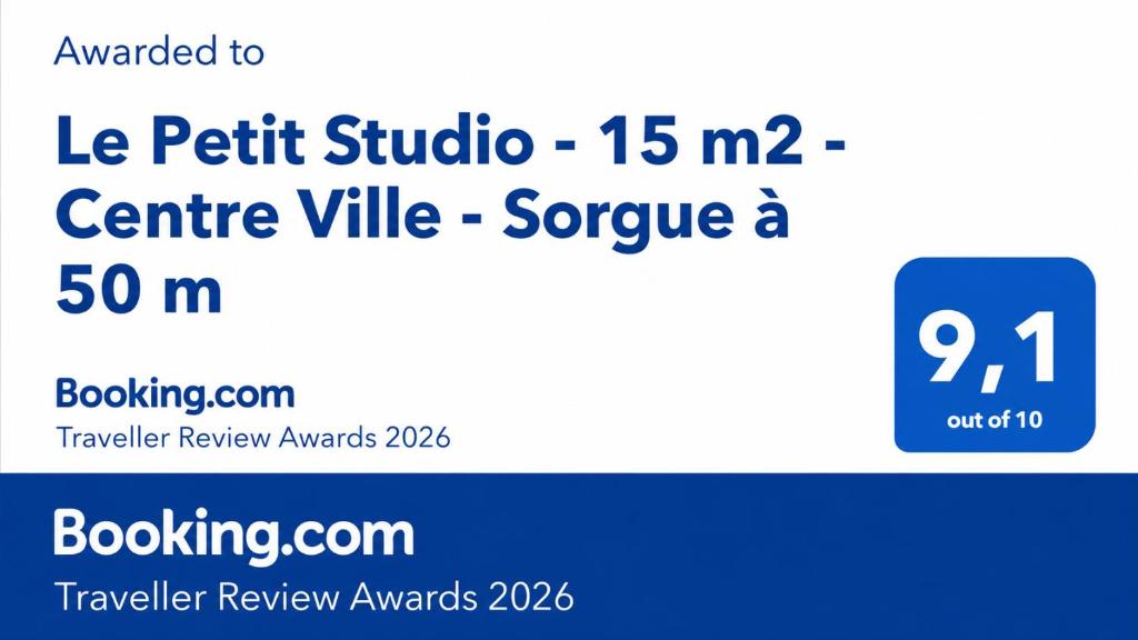 Le Petit Studio - 15 m2 - Centre Ville - Sorgue à 50 m - 2