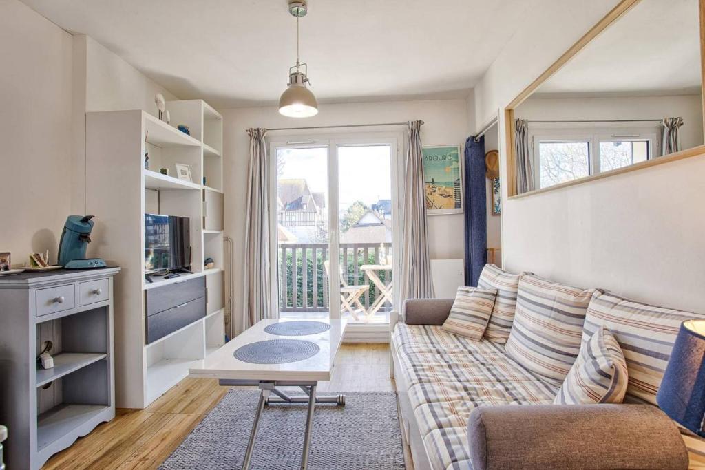 residence front de mer, cabourg, 1 chambre avec balcon - 5