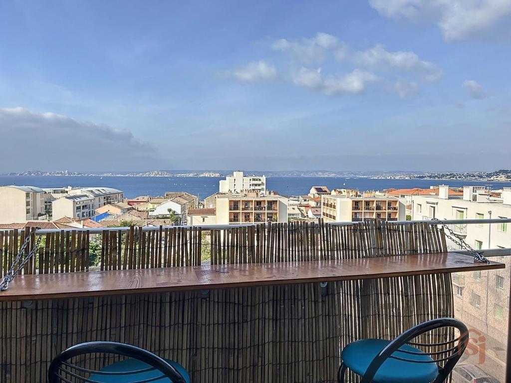 Sea view - Balcony - Beach - Free parking - 4