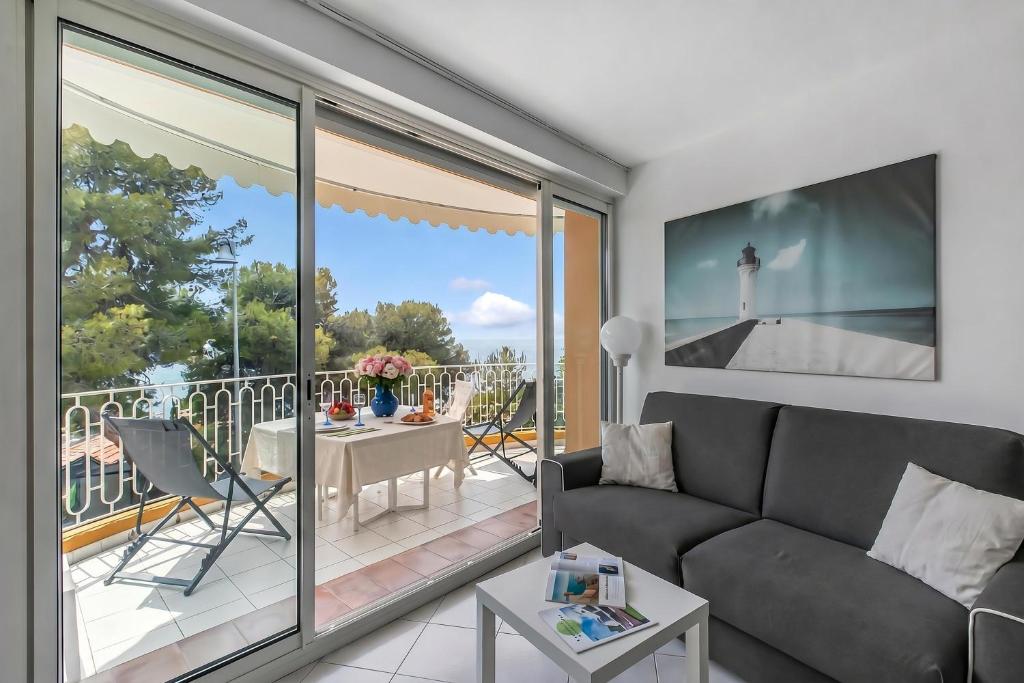 Studio Azur with Sea View Terrace - Happy Rentals - 5