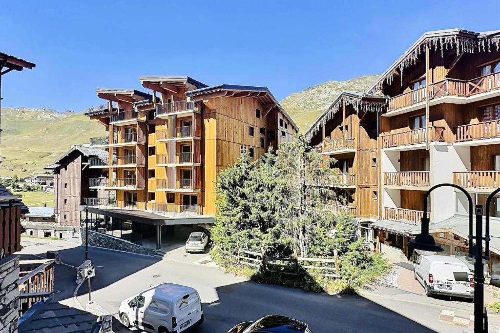 Résidence Le Rosset - Studio 4 personnes à Tignes proche des commerces, des pistes et de l'agence CIS dans le quartier du Rosset.Grand studio de 28m², MAE-2111 - 2