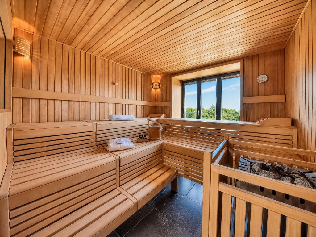 Sauna, Ferienwohnung Penthouse 17 im Haus Dune 7 Prora in Ostseebad Binz
