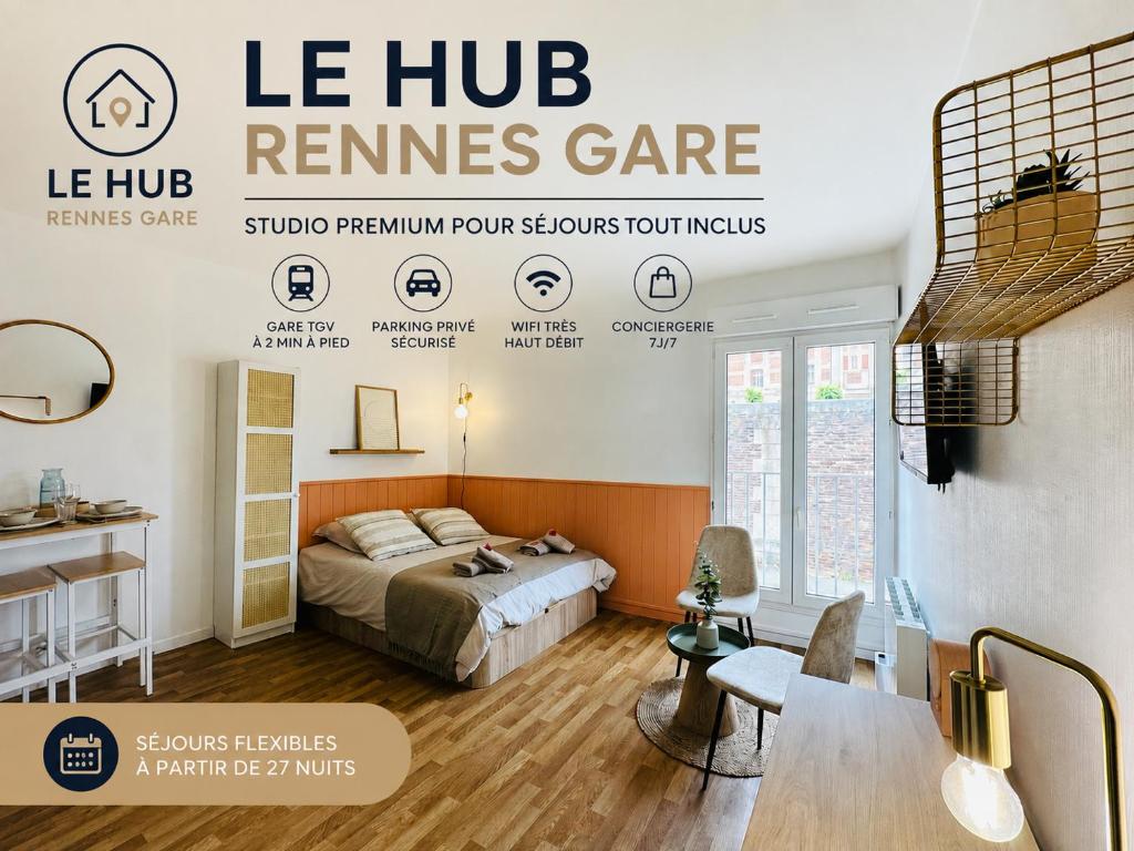 Le Hub Rennes Gare Parking privé - 1