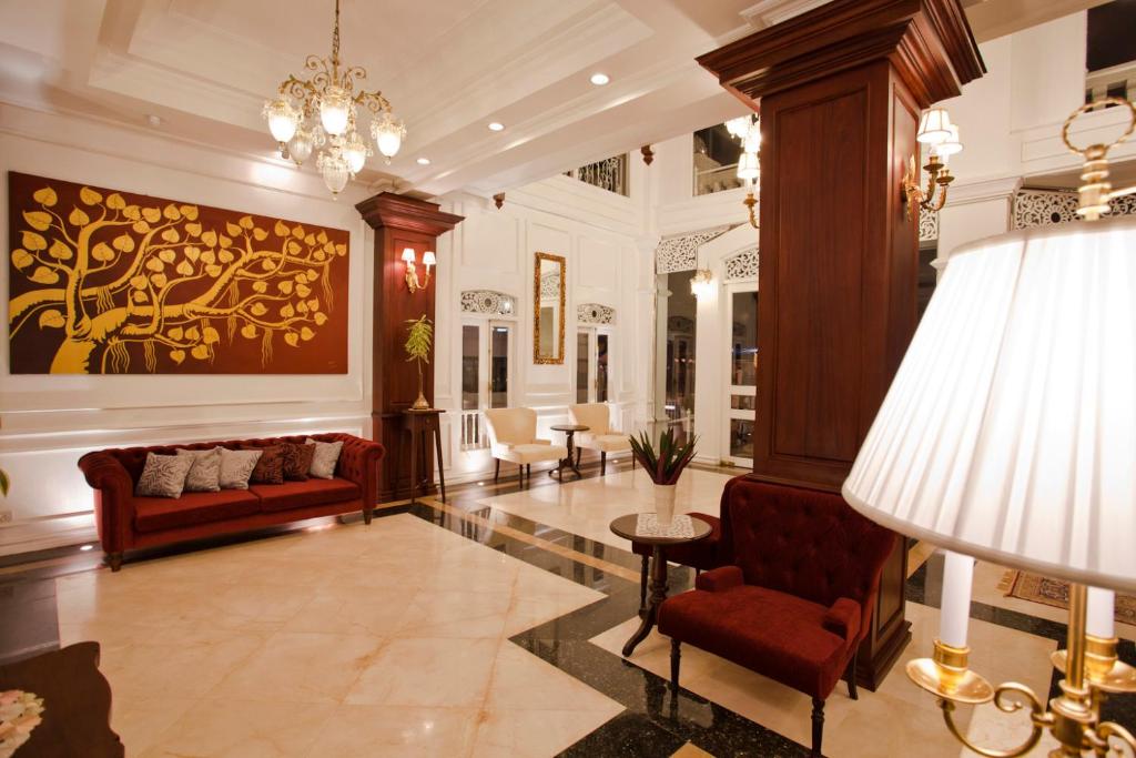 Lobby, Dhavara Boutique Hotel in Vientiane
