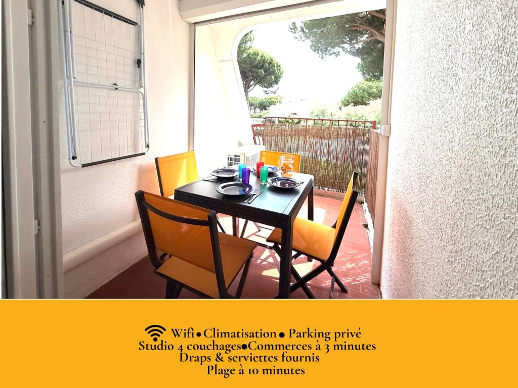 Studio LGM tout confort avec terrasse & parking, Plage à pied - 1