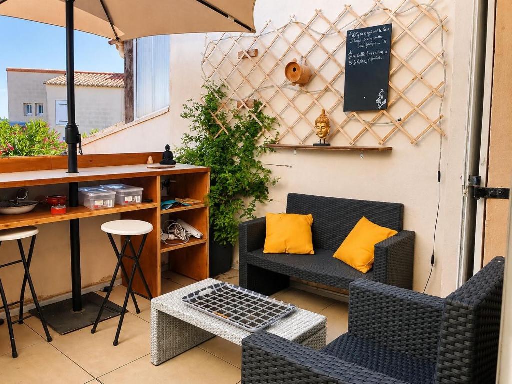 Grand appartement avec terrasse à 50m de la plage - 3