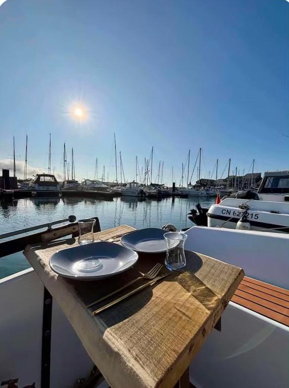 Voilier cosy au port de Deauville Vue sur marina - 1