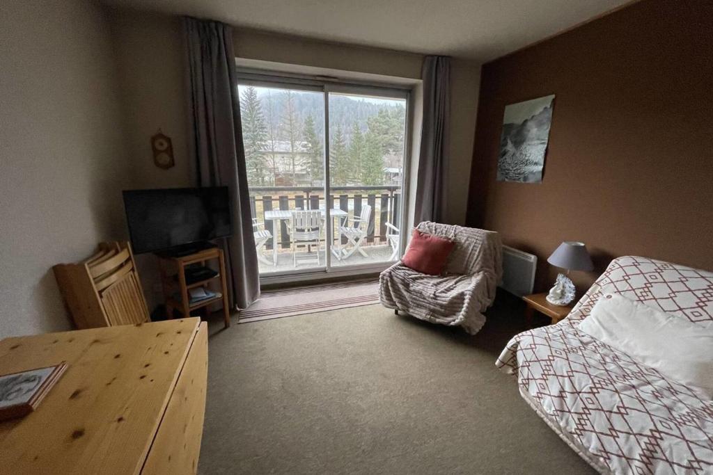 55sqm flat balconies Pra-Loup view - 4