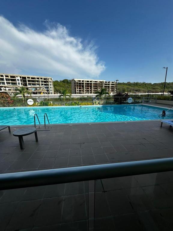 Amazing Apto cerca a la playa de 2 dormitorios ,WiFi,Parking,AC,Pool,Gym, Coworking Cartagena - 2